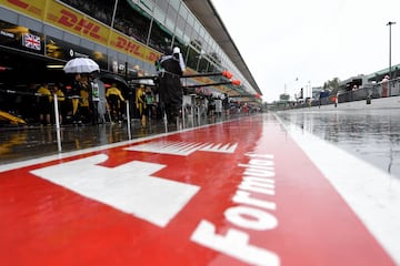 La lluvia en Monza retrasó la calificación del GP de Italia