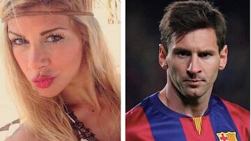 Xoana Gonz&aacute;lez y Lionel Messi (Instagram)