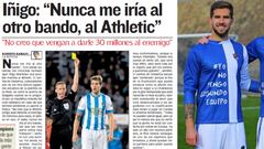 Íñigo Martínez se desdice: del "nunca me iría al otro bando" a fichar por el Athletic