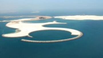 La isla artificial de Al Marjan no tiene ni un ladrillo del resort del Madrid.