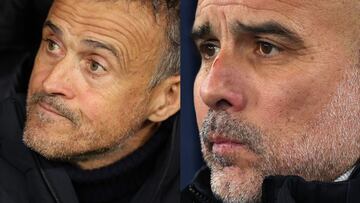 Luis Enrique y Pep Guardiola.