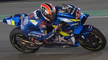 Álex Rins. mejor tiempo del día.
