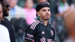 FORT LAUDERDALE, FLORIDA - JULY 25: Singer Rauw Alejandro looks on prior to the Leagues Cup 2023 match between Inter Miami CF and Atlanta United at DRV PNK Stadium on July 25, 2023 in Fort Lauderdale, Florida.   Hector Vivas/Getty Images/AFP (Photo by Hector Vivas / GETTY IMAGES NORTH AMERICA / Getty Images via AFP)