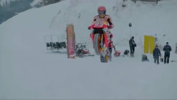 Márquez y su última locura: un caballito sobre la nieve