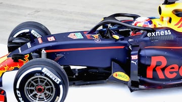 Pierre Gasly en el Red Bull con el Halo.