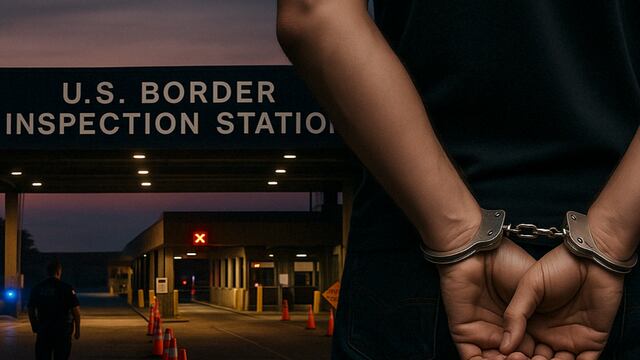 An American citizen says he and his wife were detained without explanation after crossing the Vermont border back into the U.S.