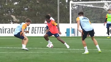 Endrick wows at Real Madrid session with jaw-dropping performance