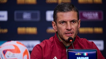 Jaime Lozano Head Coach during the Mexico (Mexican National team) Press Conference, prior to the game Final against Panama of the CONCACAF Gold Cup 2023, at SoFi Stadium, on July 15, 2023.
<br><br>
Jaime Lozano Director Tecnico durante la conferencia de Prensa de Mexico (Seleccion Nacional Mexicana) previo al partido contra Panama de la Gran Final de la Copa Oro de la CONCACAF 2023, en el SoFi Stadium, el 15 de Julio de 2023.