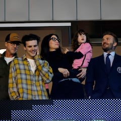 Which celebrities were at LA Galaxy - Inter Miami?