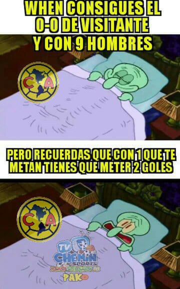 Cruz Azul y América empatan y se llevan el bullying de los memes