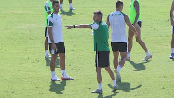 Ania, en un entrenamiento