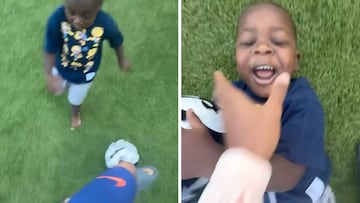 Lamine Yamal hace lo que quiere hasta con su hermano: vean como terminó el pequeño