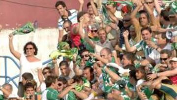 <b>TRISTE RECUERDO. </b>El Córdoba dejó sin ascenso al Huesca en El Alcoraz hace tres años.