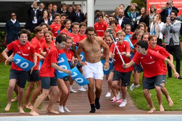 Rafa Nadal en el Conde Godó 2017, ganó a Dominic Thiem por 6-4, 6-1.