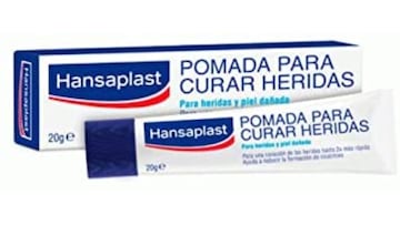 Crema cicatrizante Hansaplast.