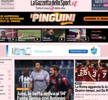 Portadas de la prensa extranjera