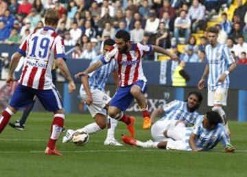 Arda ha dejado toques de su magia en muchos partidos como en esta jugada de fantasía ante el Málaga en La Rosaleda.