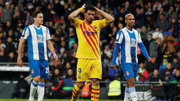 Espanyol y Bar&ccedil;a empataron en el Derbi de Barcelona, con lo que los cul&eacute;s vuelven a estar empatados en puntos con el Real Madrid.