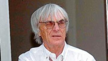 <b>MUY CERCANOS. </b>Bernie Ecclestone siempre habla claro.