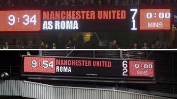 Segunda humillación de la Roma en Old Trafford