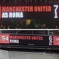 Segunda humillación de la Roma en Old Trafford