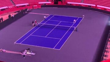 Cancha en la Plaza México está lista para recibir a Roger Federer