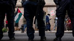 What are the reasons for the protests on the Columbia campus and how long will they last?