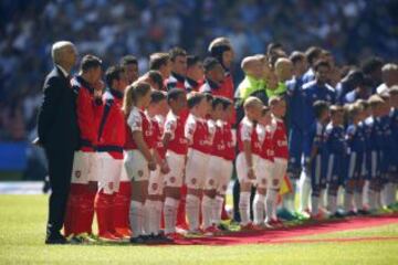 Arsenal se impuso por 1-0 al Chelsea, con gol de Oxlade-Chamberlain; y se quedó con la FA Community Shield por segundo año consecutivo.