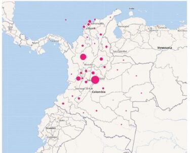 Mapa de casos y muertes por coronavirus por departamentos en Colombia: hoy, 3 de enero