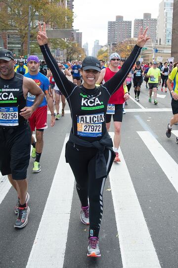 Alicia Keys, en la maratón de Nuev York.
