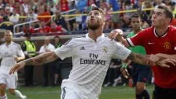 Deseado en Old Trafford. Ramos se enfrentó al United el pasado verano en Ann Arbor (EE UU).