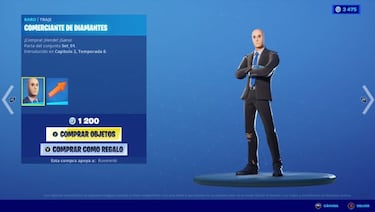 Fortnite recibe un skin del meme STONKS por el April Fools' Day