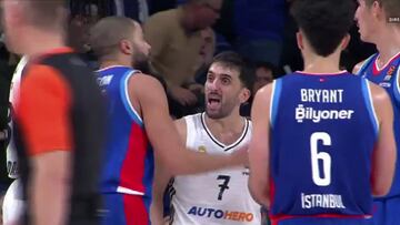 La fea acción de Campazzo que le costó la expulsión: quedaban 4″ y ya habían perdido