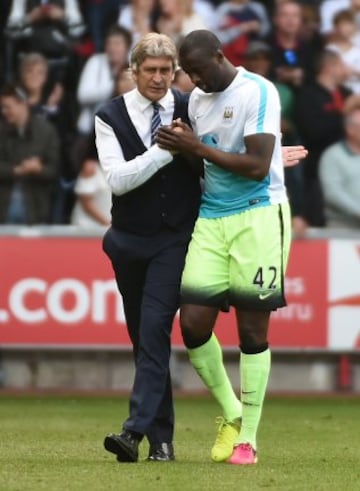 El emotivo último partido de Pellegrini con Manchester City