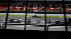 Renault driver Nico Hulkenberg of Germany steers his car during a Formula One pre-season testing session at the Catalunya racetrack in Montmelo, outside Barcelona, Spain, Tuesday, March 7, 2017. (AP Photo/Francisco Seco)