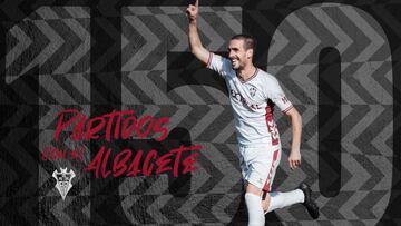 Arroyo alcanza los 150 partidos de Liga con el Albacete
