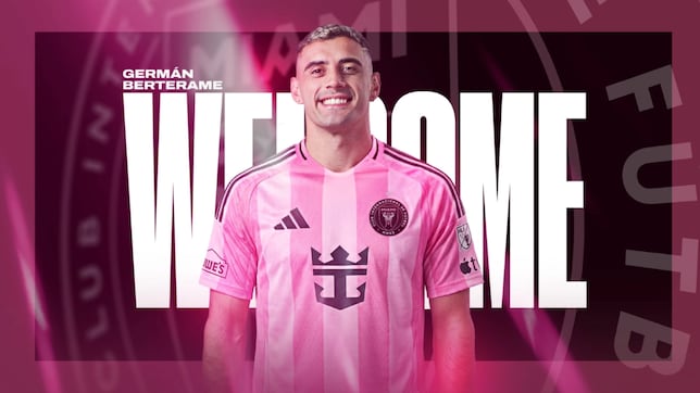 Germán Berterame, nuevo futbolista del Inter Miami de Messi