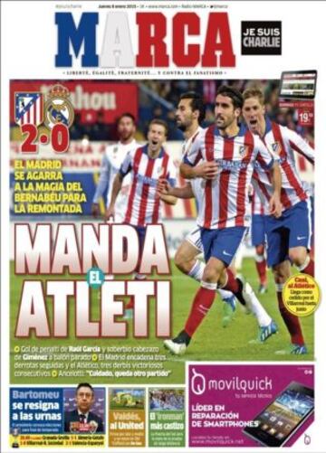 Portadas de la prensa deportiva