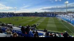 Hubo 5.335 espectadores en Butarque para el Rayo-Atlético