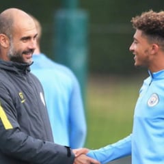 Pep explica la salida de Jadon Sancho, una promesa del City