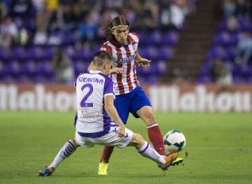 Filipe Luis y Antonio Rukavina.