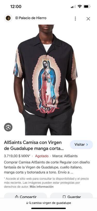 ¿Cuánto cuesta la camisa de la Virgen de Guadalupe que usó el ‘Turco’ Mohamed en el Pumas vs Monterrey?
