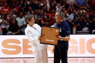 Con Sergio Scariolo, la Selección ha conquistado ocho medallas: cinco oros, cuatro continentales (todos los que tiene nuestro baloncesto) y uno mundial (2019); una plata en Londres 2012; y dos bronces, en Río 2016 y en el Europeo de 2017.