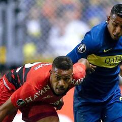 Villa, de más a menos en el triunfo de Boca en Libertadores