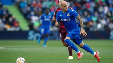 Sandro inicia la carrera para marcar el 1-0.