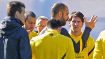 Diez del filial completan el entrenamiento del Barcelona