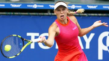 Caroline Wozniacki gana en Japón.