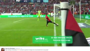 Fidel Kuri Mustieles criticó irónicamente al arbitraje de la Liga, luego de que su equipo se viera afectado en el partido de este sábado contra Atlas.