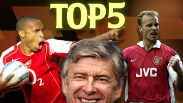 Este es el TOP 5 histórico de goles del Arsenal según Wenger