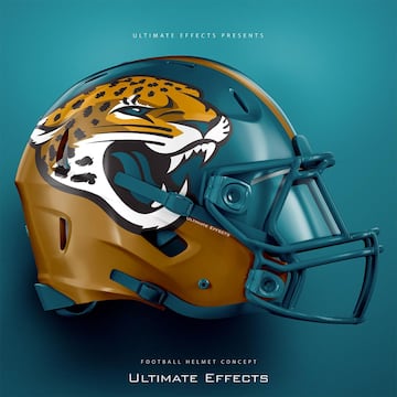 Los 32 cascos de la NFL al estilo de la nueva liga: AAF